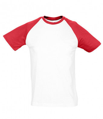 SOL'S Funky Contrast Baseball T-Shirt